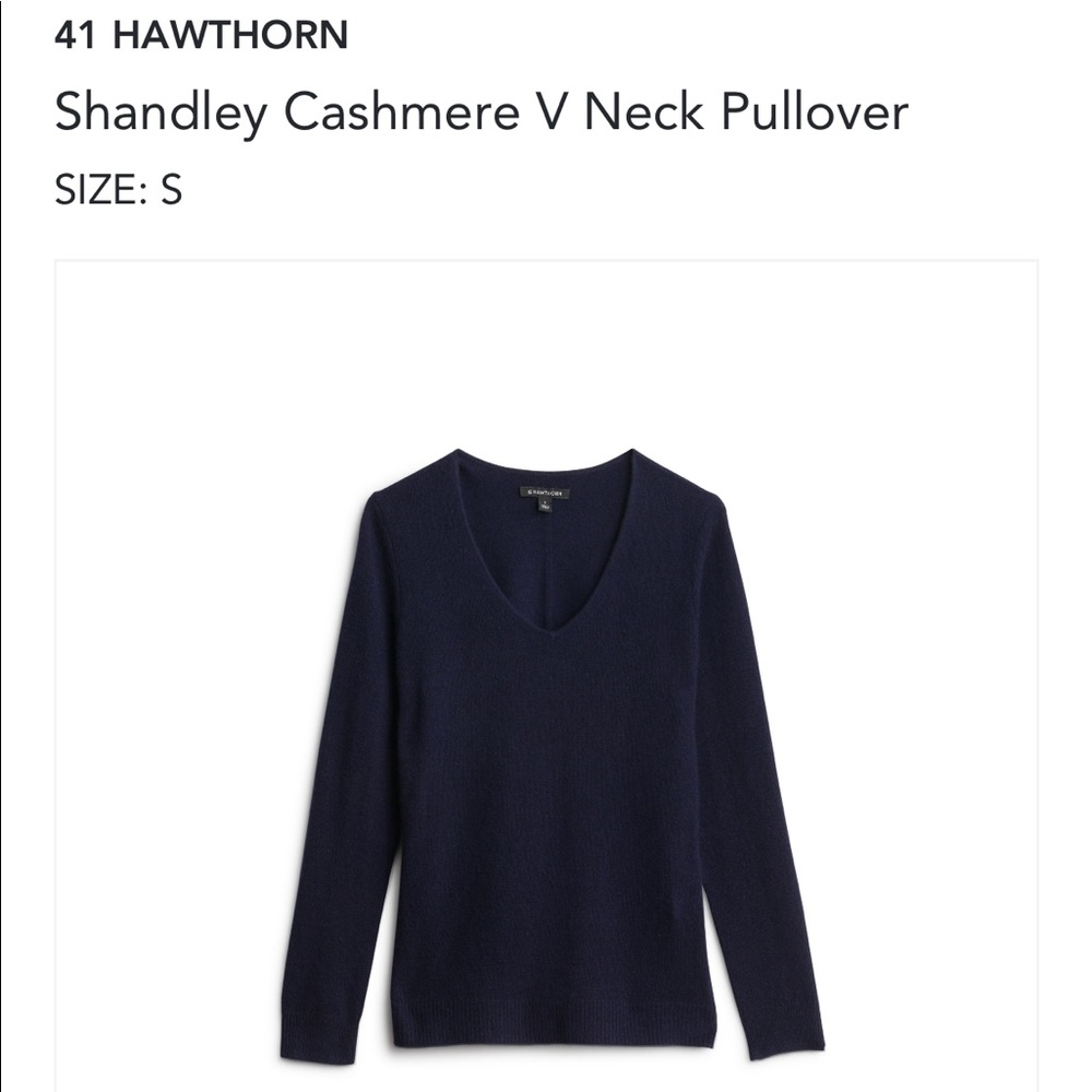 NWT Hawthorn Cashmere Sweater